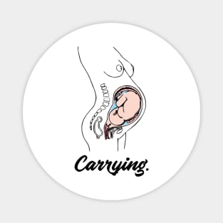 Carrying Pregnant Woman Anatomy - Medical Student in Medschool Magnet